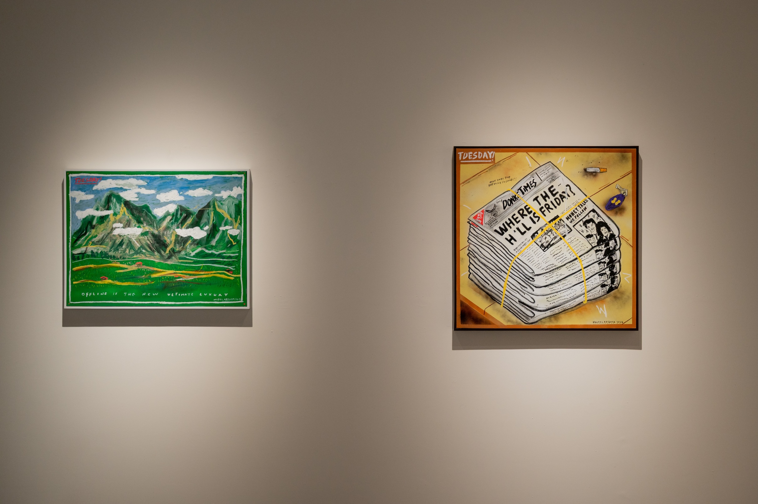 印尼藝術家納法爾・阿布沙爾（Naufal Abshar）1993年生於萬隆，這座城市是印尼獨立運動的思想重鎮，1955年第一屆亞非會議在此召開，留下了後殖民政治意識與都市摩登文化並行的城市基因